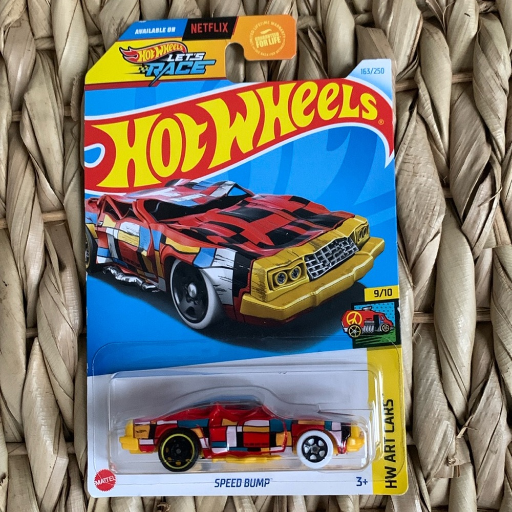 Hot Wheels Speed Bump Crushed Car T Art Cars Hotwheels 2024 Derby Lets Race 🆕